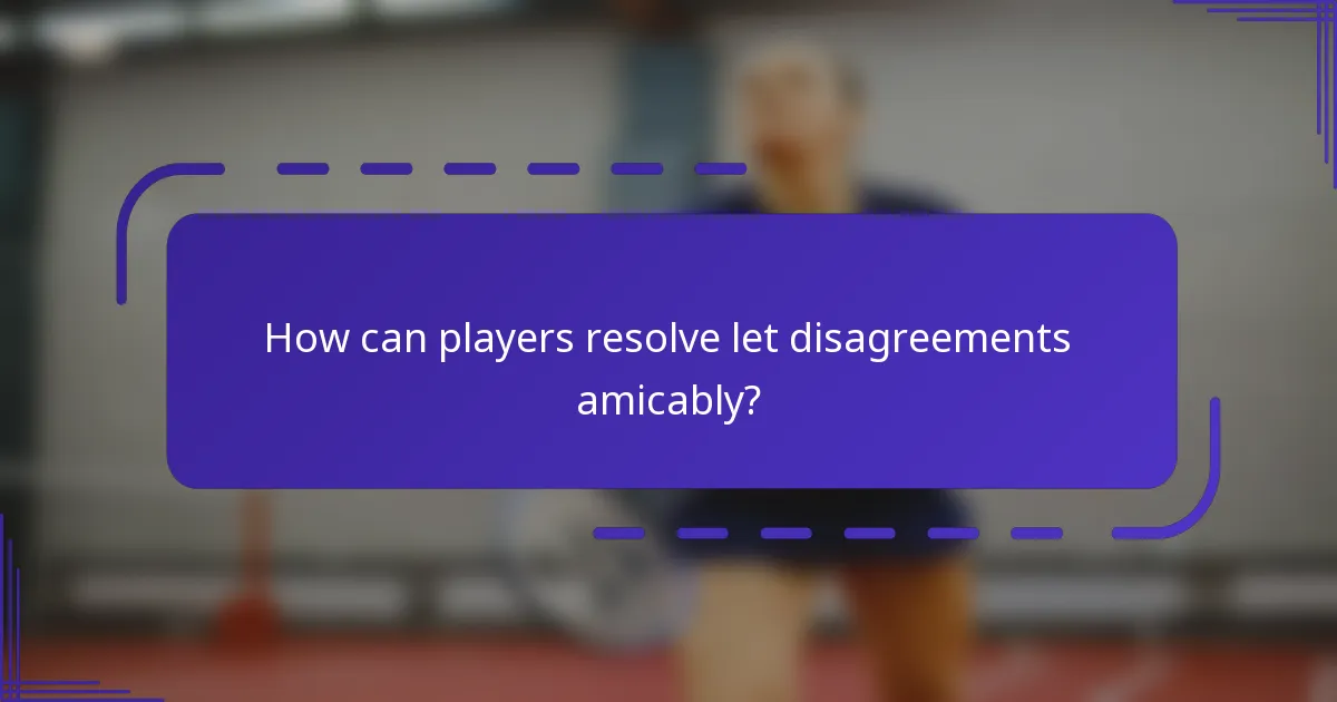 ¿Cómo toman decisiones los árbitros sobre los lets en el dobles de bádminton?